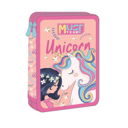 Несесер зареден двоен Girl & Unicorn