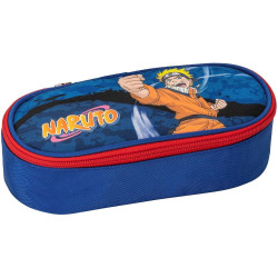 Овален ученически несесер Panini - Naruto, 1 цип