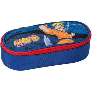 Овален ученически несесер Panini - Naruto, 1 цип