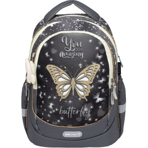 Раница с твърдо дъно Belmil Leisure Plus - Starlight Butterfly