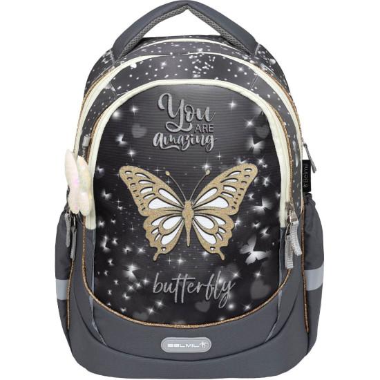 Раница с твърдо дъно Belmil Leisure Plus - Starlight Butterfly |