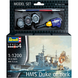 Сглобяем модел Revell Военни: Кораби - Battleship HMS Duke of York (с включени аксесоари)