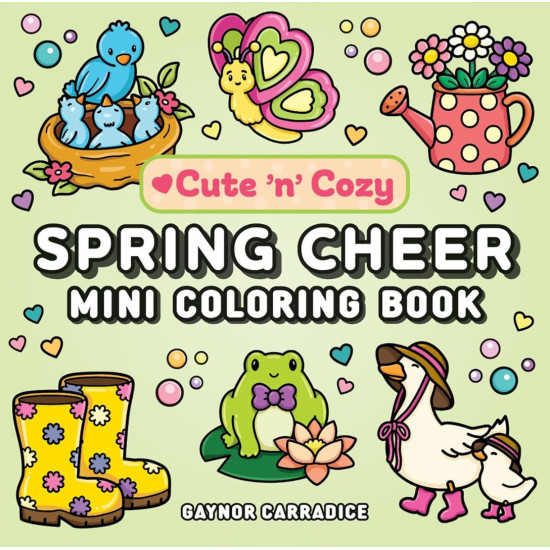 Spring Cheer Mini Coloring Book |