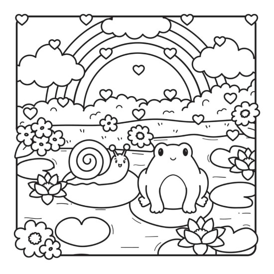 The Heartwarming Love Coloring Book | Гейнър Карадайс