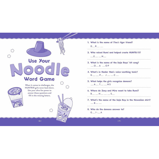 The Unofficial K-Pop Demon Hunters Activity Book | Лайла Вайълет