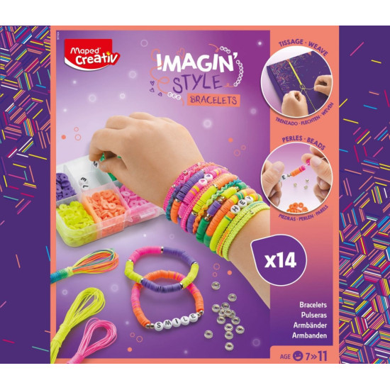 Творчески комплект Maped Creativ - ImaginStyle, създай гривни | Творчески комплекти