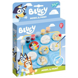 Творчески комплект Totum - Направи си сам гипсови фигурки Bluey