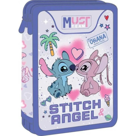 Ученически несеср, троен зареден Stitch Angel Ohana |
