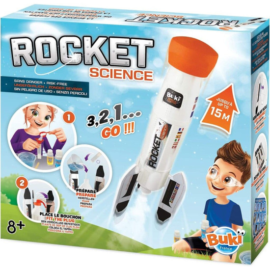 Игрален комплект Buki Science - Експерименти с ракета | Игри и играчки