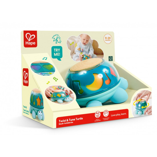Интерактивна играчка, Hape, Музикална костенурка |