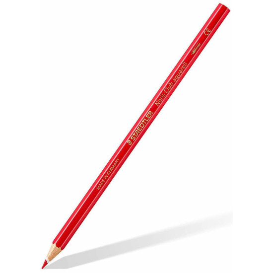 Акварелни моливи Staedtler Noris Aquarell 144 - 12 цвята, с четка