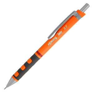 Автоматичен молив Rotring Tikky - 0.7 mm, пастелно оранжев