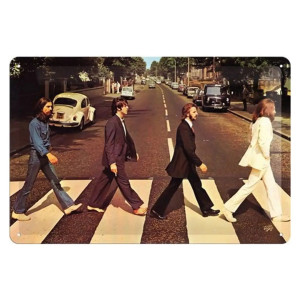 Метална табелка Nostalgic Art - The Beatles Abbey Road