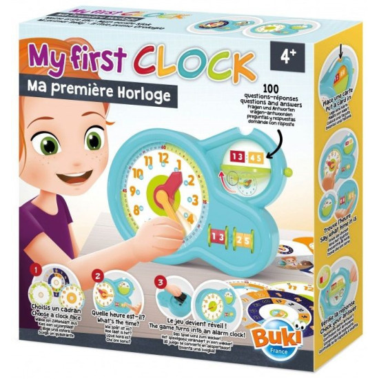 Детска играчка Buki France - Моят първи часовник |