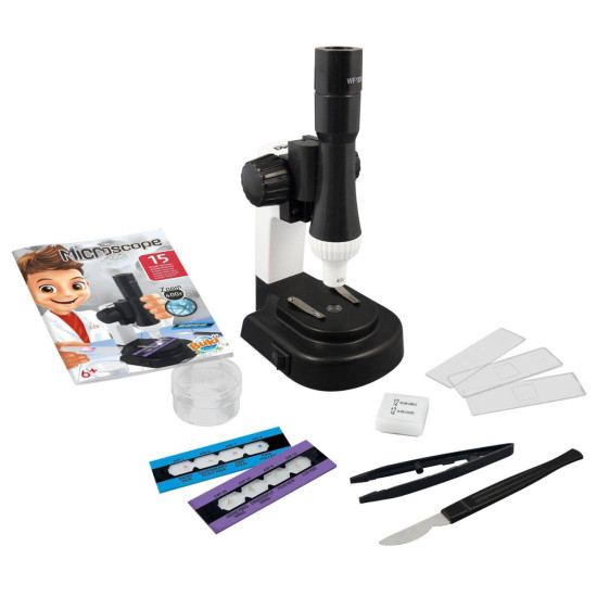 Детски микроскоп Buki Sciences - С 15 експеримента | Игри и играчки