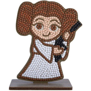 Диамантена фигурка Craft Buddy - Принцеса Лея