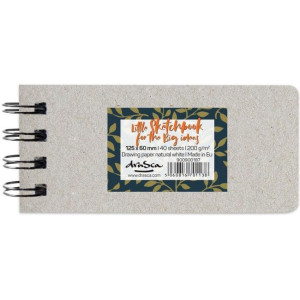 Джобен скицник Drasca - Little sketchbook for the Big Ideas, 6 x 12.5 cm, 40 листа