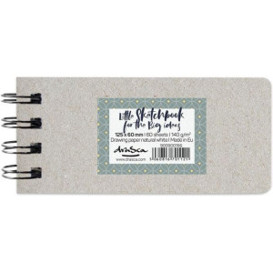 Джобен скицник Drasca - Little sketchbook for the Big Ideas, 6 x 12.5 cm, 60 листа