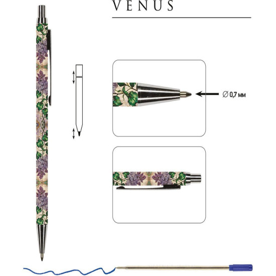 Химикалка Victoria's Journals Venus - Люляци |