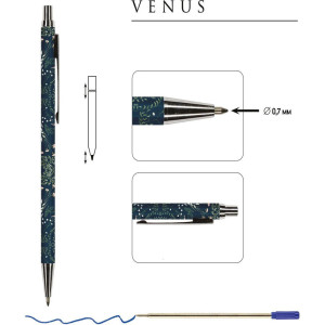 Химикалка Victoria's Journals Venus - Полски цветя