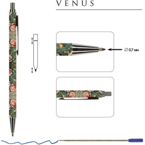 Химикалка Victoria's Journals Venus - Розов храст