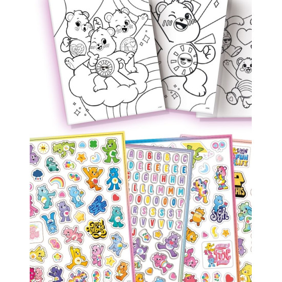Книжка за оцветяване Lisciani Care Bears - Със стикери | За детето