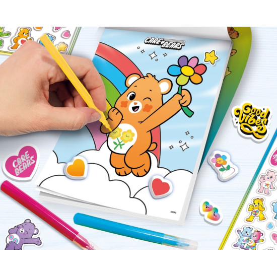 Книжка за оцветяване Lisciani Care Bears - Със стикери | За детето
