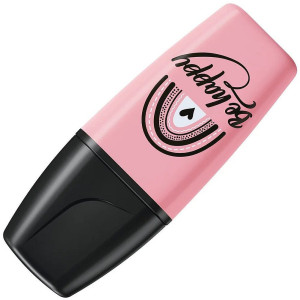 Комплект мини текст маркери Stabilo Pastel Love - Be Happy, 3 цвята