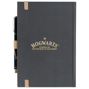 Комплект тефтер с химикалка Erik Movies: Harry Potter - Hogwarts, формат A5
