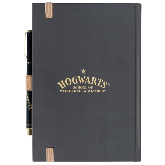 Комплект тефтер с химикалка Erik Movies: Harry Potter - Hogwarts, формат A5 |