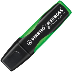 Комплект текст маркери Stabilo Green Boss - Флуоресцентни, 4 цвята