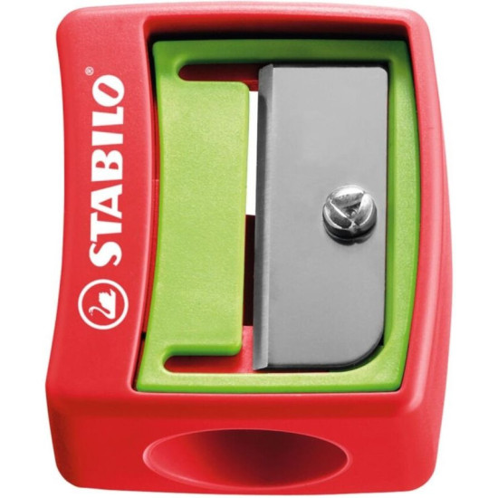 Комплект цветни моливи Stabilo Woody 3 in 1 - 6 пастелни цвята, с острилка