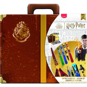 Комплект за рисуване Maped Harry Potter - 13 части, куфарче