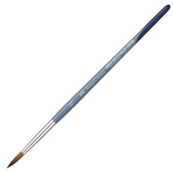Кръгла четка за рисуване Faber-Castell №6 - Синтетичен косъм
