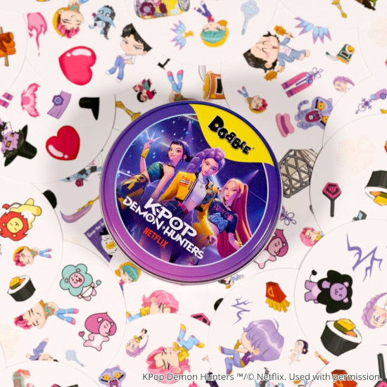 Настолна игра Dobble: KPop Demon Hunters (българско издание) |