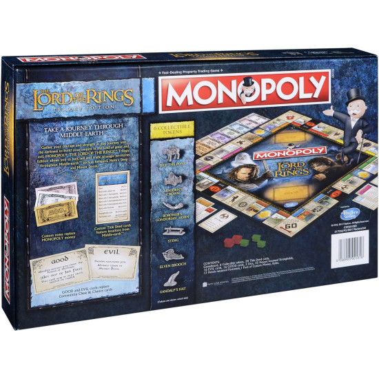 Настолна игра Hasbro Monopoly - The Lord of The Rings |