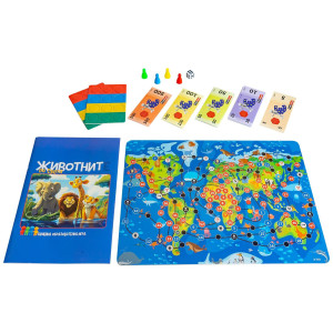 Образователна игра PlayLand - Животните по света
