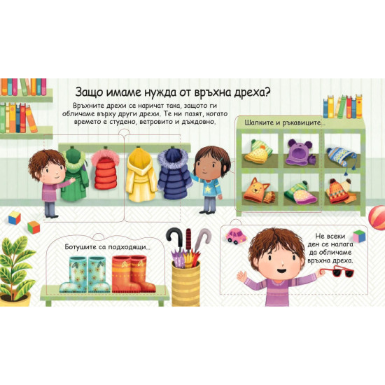 Първи въпроси и отговори: Защо трябва да се обличаме?