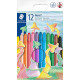 Пастели Staedtler Noris Club Twister 221 - 12 цвята, с пластмасово тяло
