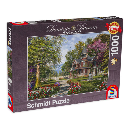 Пъзел Manor house with tower - 1000 части | SCHMIDT