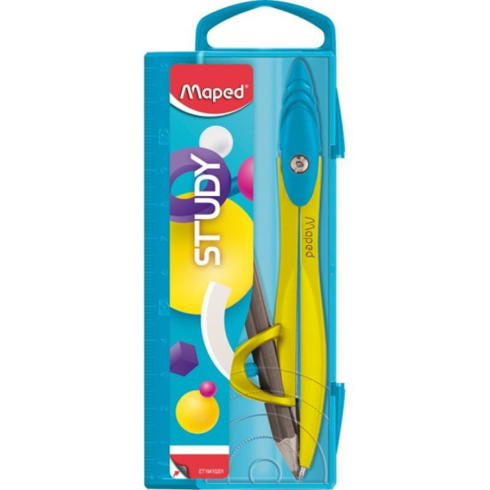Пергел с молив Maped - Study Pop, в кутия