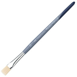 Плоска четка за рисуване Faber-Castell №10 - Синтетичен косъм