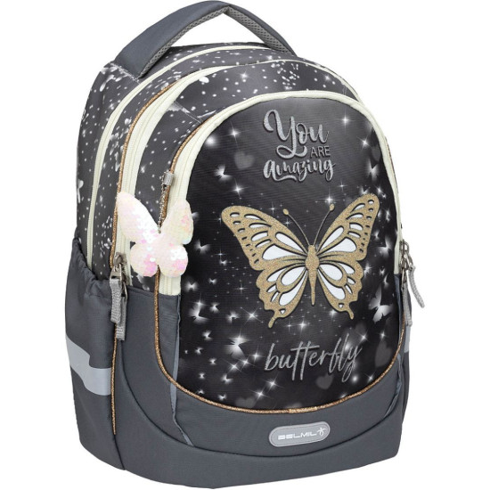 Раница с твърдо дъно Belmil Leisure Plus - Starlight Butterfly |