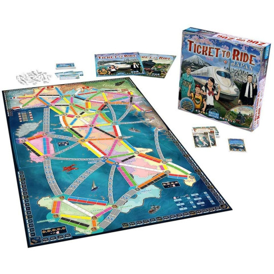 Разширение за настолна игра Ticket to Ride - Japan & Italy |
