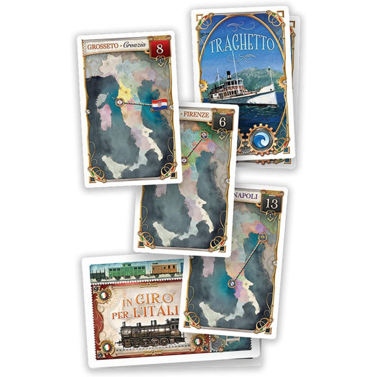 Разширение за настолна игра Ticket to Ride - Japan & Italy |