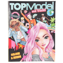 Книжка за оцветяване Top Model & Friends