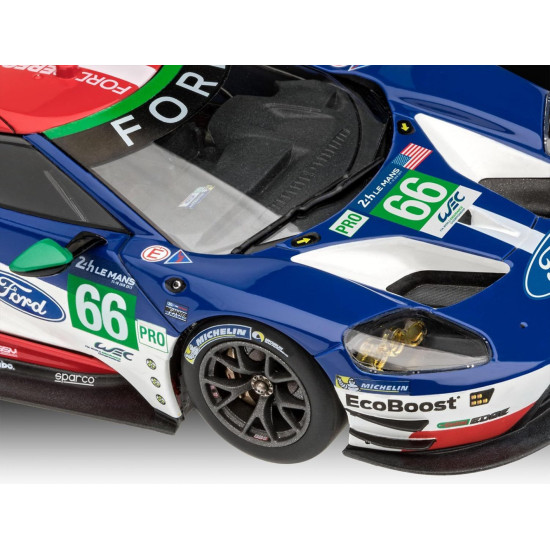 Сглобяем модел Revell Съвременни: Автомобили - Ford GT - Le Mans (с включени аксесоари) |