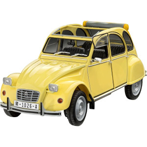 Сглобяем модел Revell Съвременни: Автомобили - Подаръчен комплект James Bond "Citroen 2 CV"