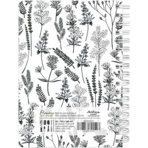 Скицник Drasca Flowers - Билки, A6, 60 листа