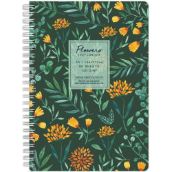 Скицник Drasca Flowers - Далия, A5, 60 листа